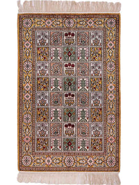 Chiński jedwab Dywan 92x62cm - Dywan orientalny – product image