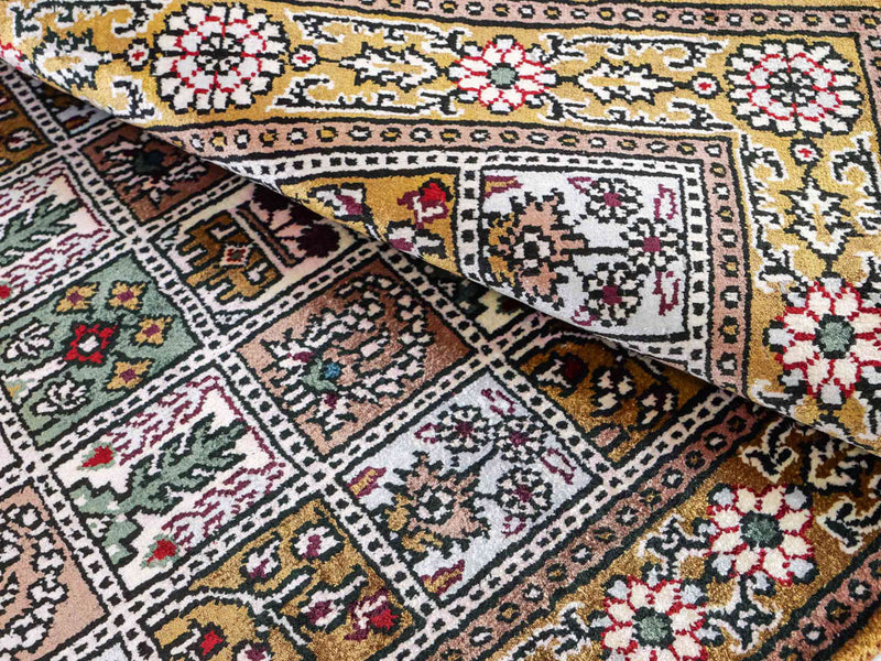Chiński jedwab Dywan 92x62cm - Dywan orientalny