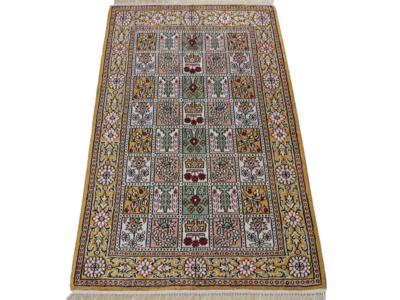 Chiński jedwab Dywan 92x62cm - Dywan orientalny