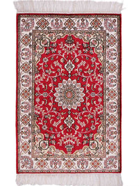 Chiński jedwab Dywan 91x62cm - Dywan orientalny – product image
