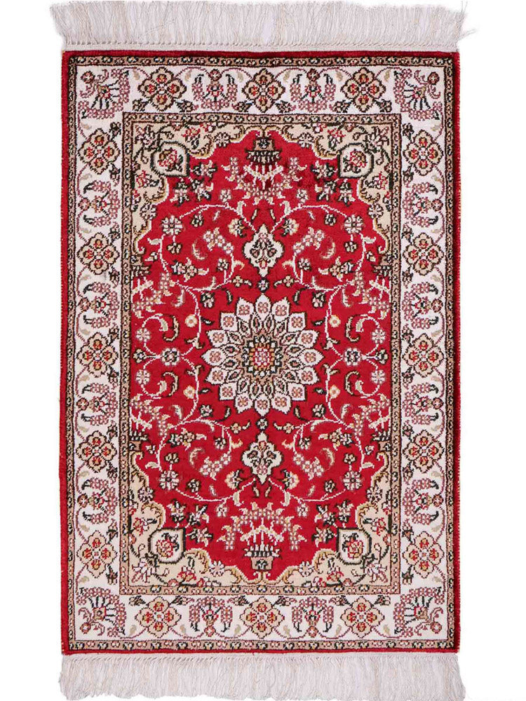 Chiński jedwab Dywan 91x62cm - Dywan orientalny