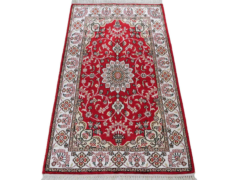 Chiński jedwab Dywan 91x62cm - Dywan orientalny
