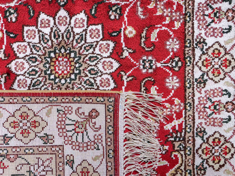 Chiński jedwab Dywan 91x62cm - Dywan orientalny