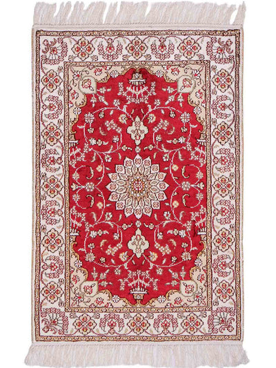 Chiński jedwab Dywan 61x89cm - Dywan orientalny
