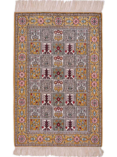 Chiński jedwab Dywan 63x92cm - Dywan orientalny