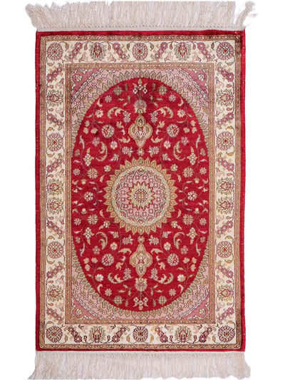 Chiński jedwab Dywan 59x90cm - Dywan orientalny