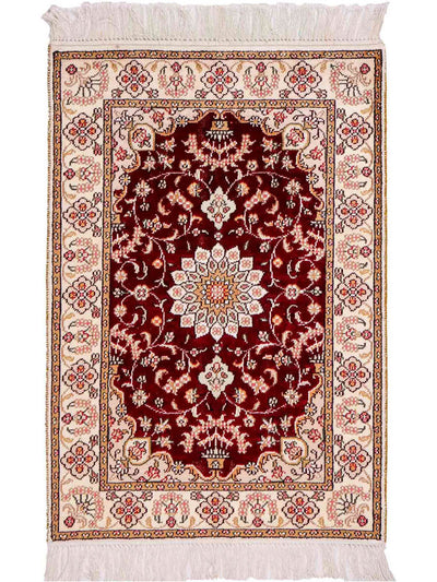 Chiński jedwab Dywan 63x90cm - Dywan orientalny