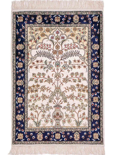 Chiński jedwab Dywan 62x90cm - Dywan orientalny
