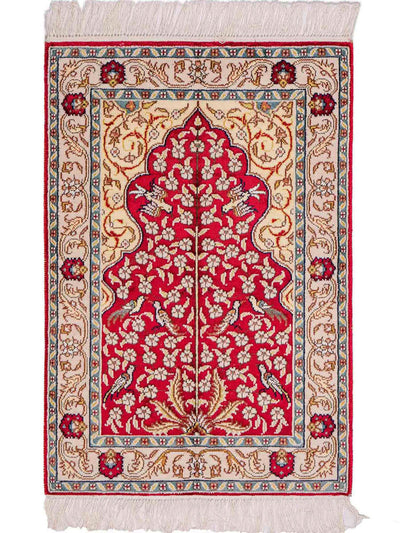 Chiński jedwab Dywan 58x89cm - Dywan orientalny