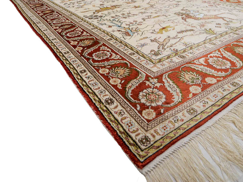 China Seide Dywan 178x123cm - Dywan orientalny