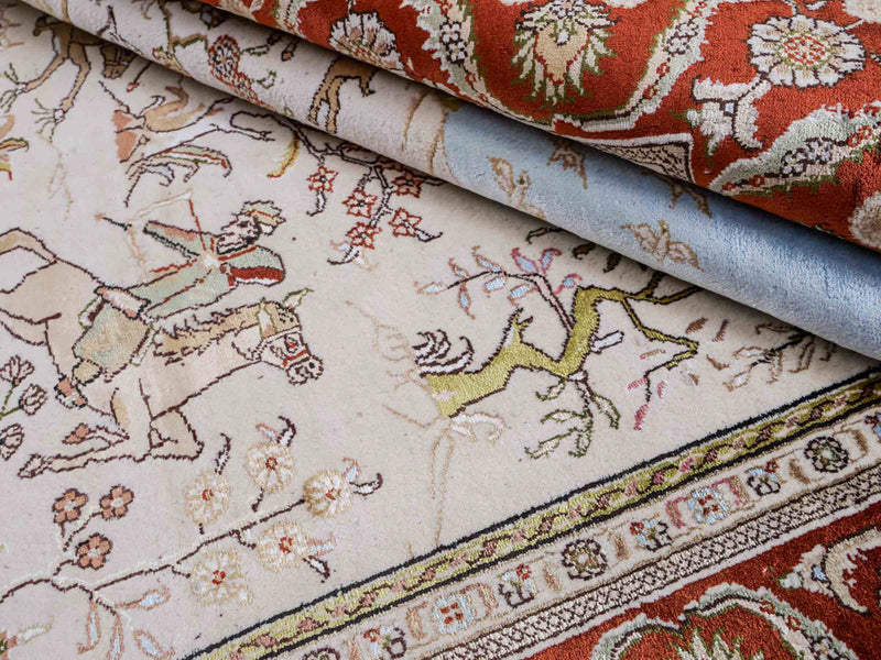 China Seide Dywan 178x123cm - Dywan orientalny