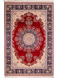 Chiński jedwab Dywan 186x121cm - Dywan orientalny – product image