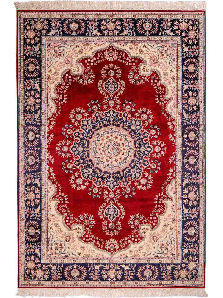 Chiński jedwab Dywan 186x121cm - Dywan orientalny