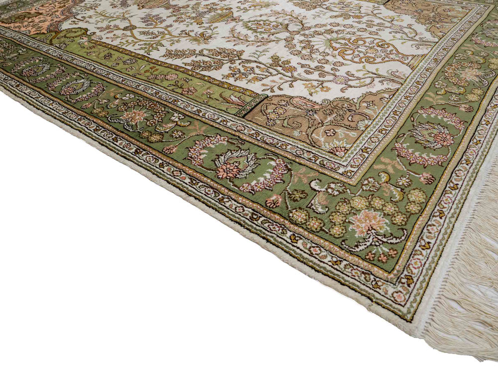 Chiński jedwab Dywan 181x123cm - Dywan orientalny
