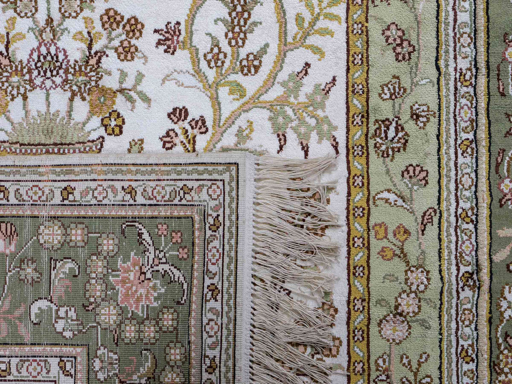 Seidenteppich - China Seide - 181 x 123 cm - beige