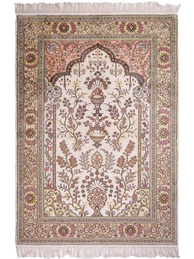 Chiński jedwab Dywan 124x179cm - Dywan orientalny