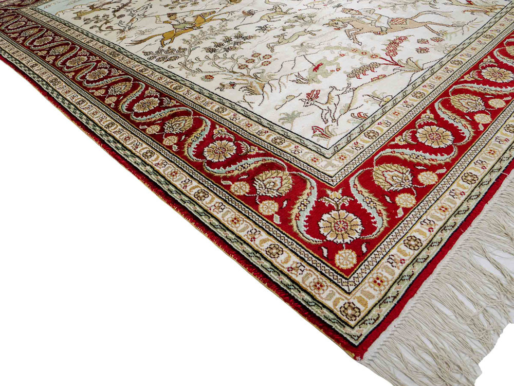 Chiński jedwab Dywan 183x124cm - Dywan orientalny