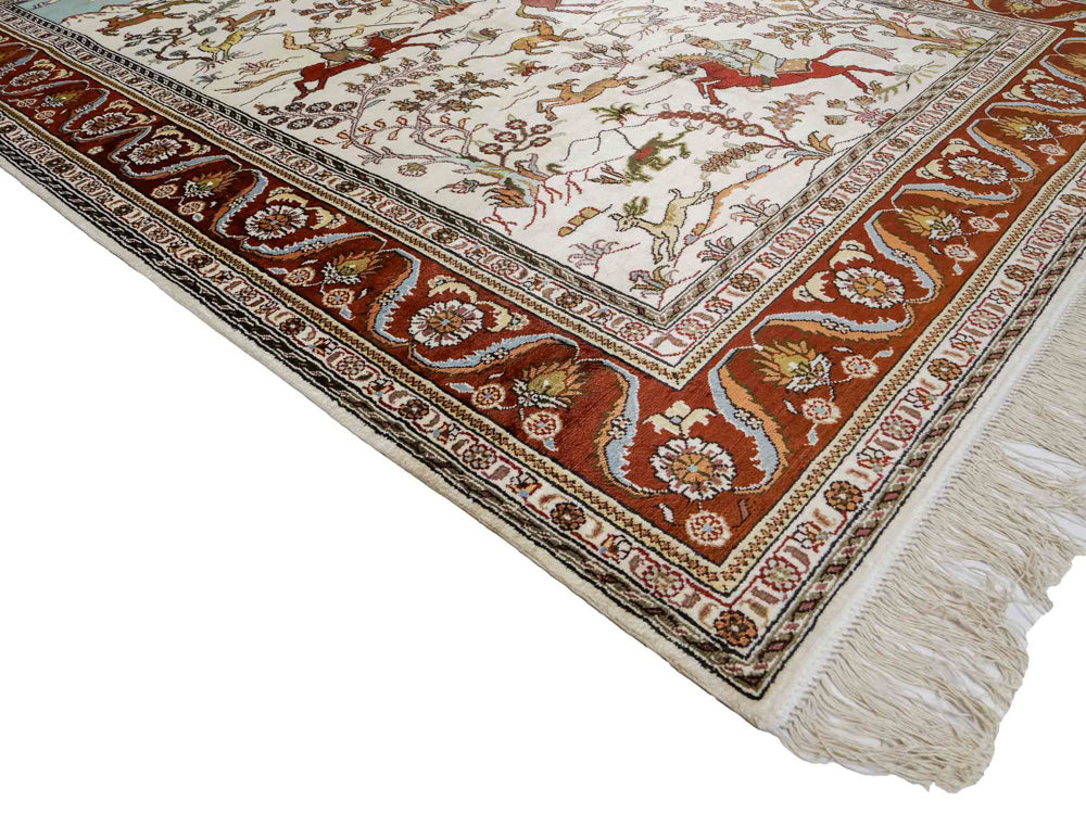 Chiński jedwab Dywan 184x125cm - Dywan orientalny