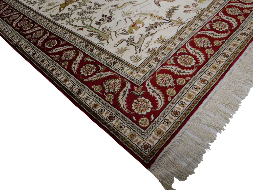 Chiński jedwab Dywan 183x126cm - Dywan orientalny