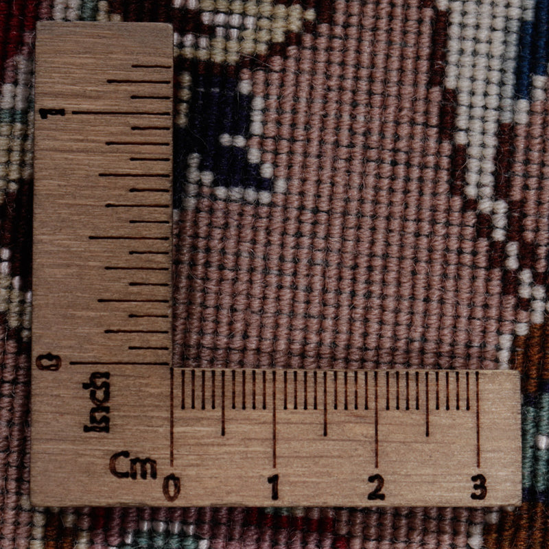 Dywan perski - Tabriz - Królewski okrągły  - 200 x 200 cm - czarna zieleń