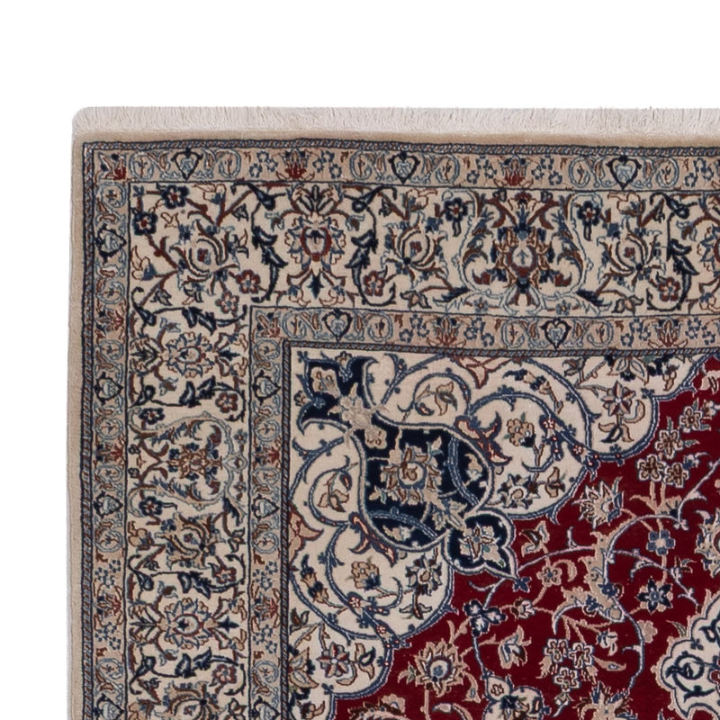 Perserteppich - Nain - Premium - 206 x 132 cm - dunkelrot