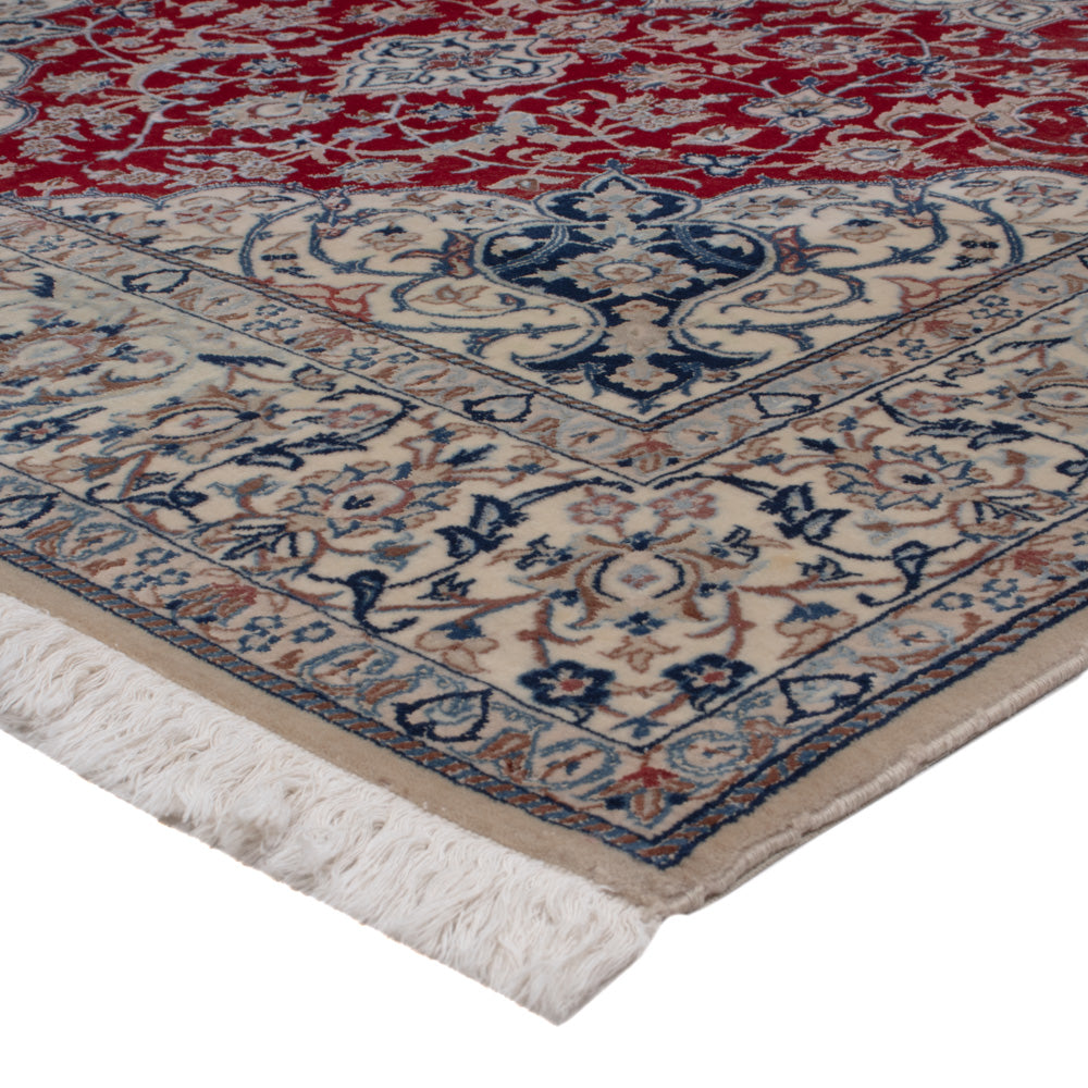 Perserteppich - Nain - Premium - 206 x 132 cm - dunkelrot