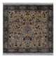 Dywan perski - Tabriz - Królewski kwadratowy  - 200 x 200 cm - oliwkowa zieleń