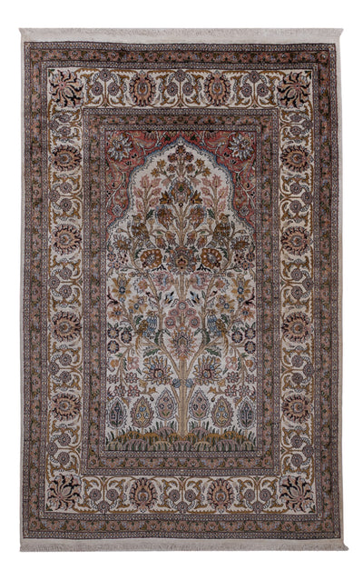 Jedwab kaszmirski Dywan 116x186cm - Dywan orientalny