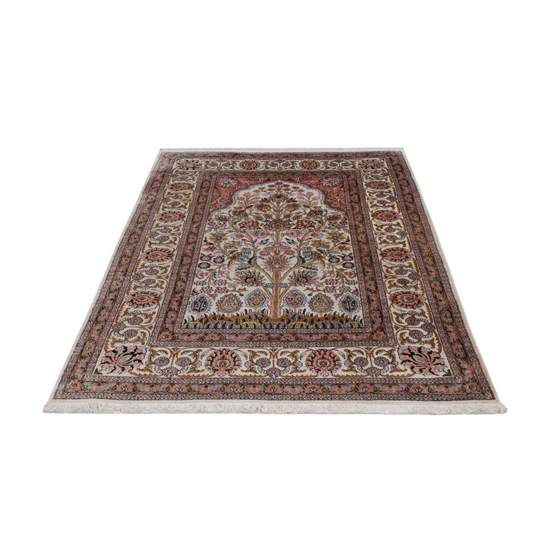 Jedwab kaszmirski Dywan 186x116cm - Dywan orientalny