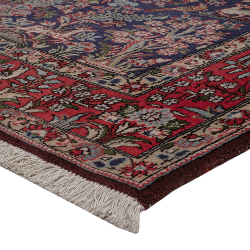 Perserteppich - Ghom - 206 x 138 cm - dunkelblau