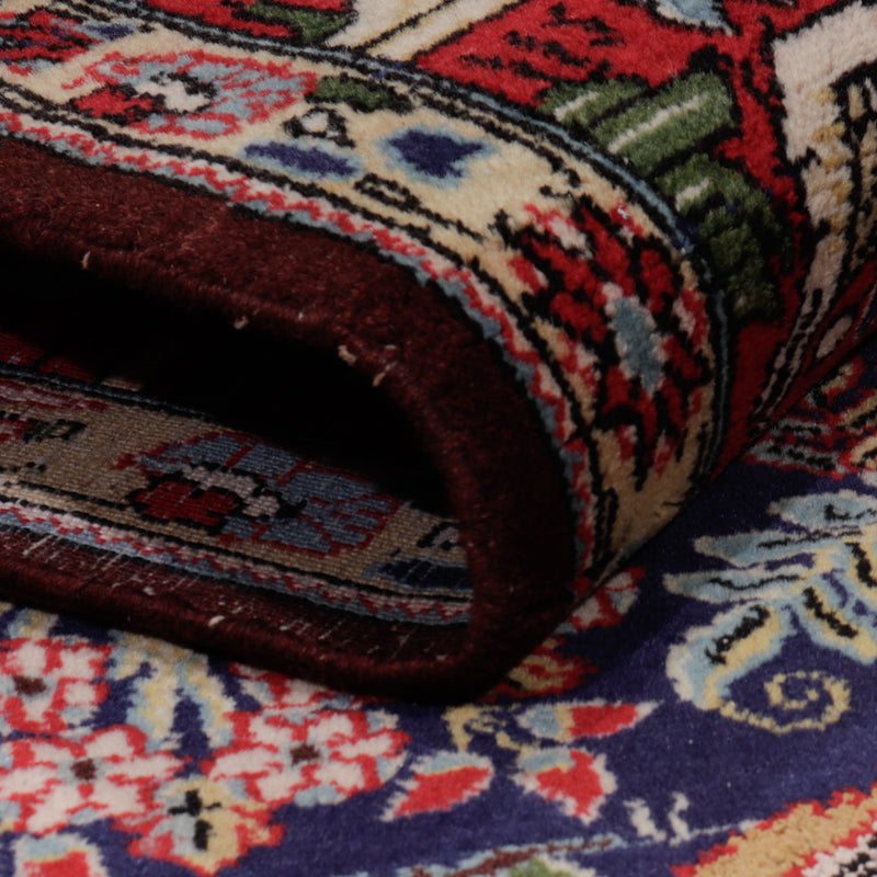 Perserteppich - Ghom - 206 x 138 cm - dunkelblau