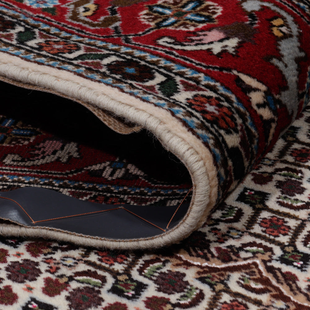 Dywan perski - Tabriz - Królewski - 206 x 138 cm - ciemny beż