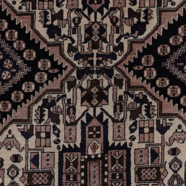 Perski dywan - Nomadyczny - 210 x 152 cm - ciemny beż