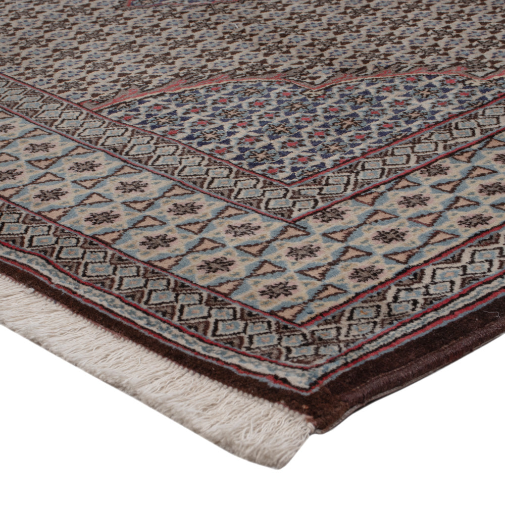 Perserteppich - Täbriz - Royal - 202 x 135 cm - dunkelbeige