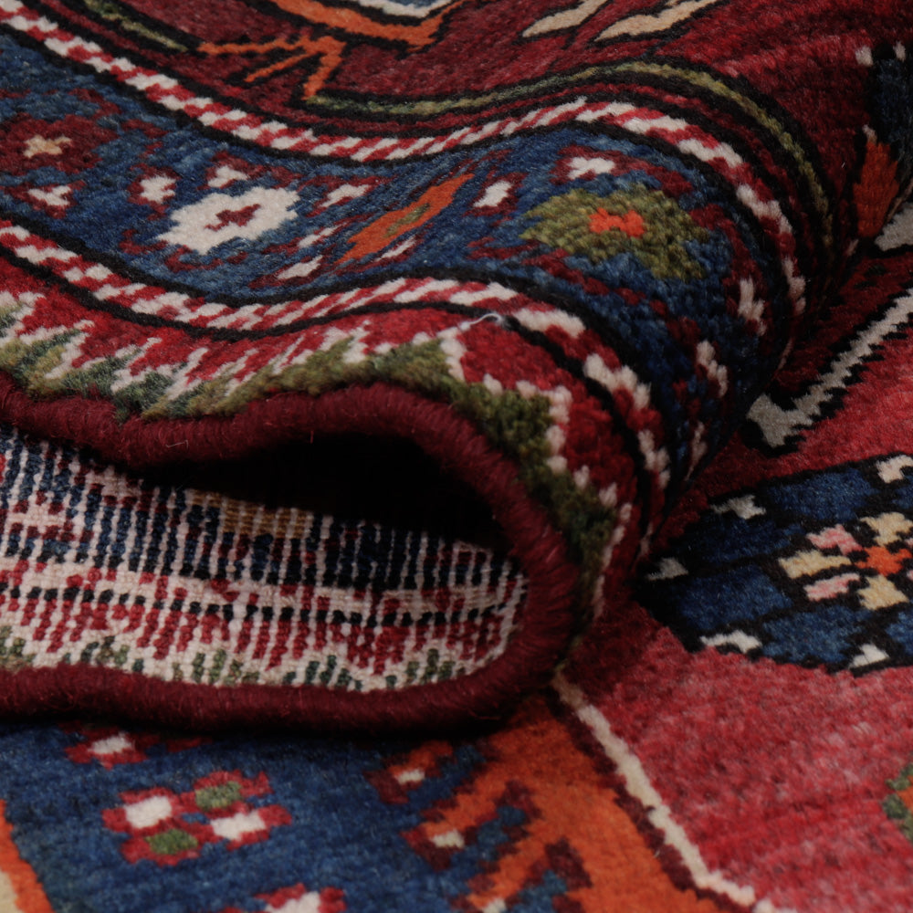 Perski dywan - Nomadyczny - 227 x 130 cm - jasna czerwień