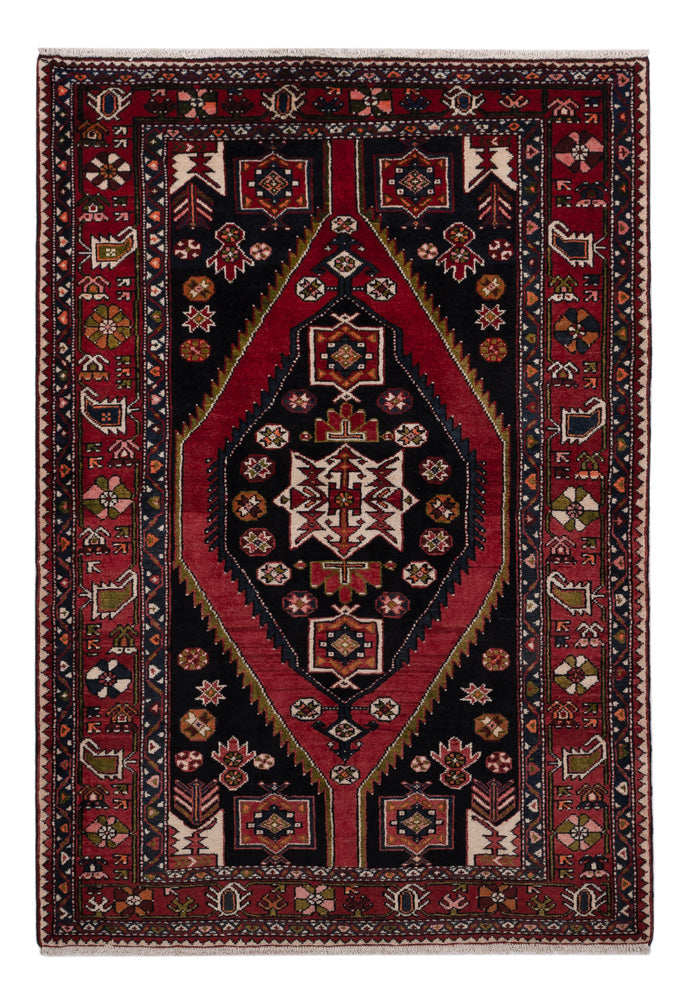 Perserteppich - Nomadic - 202 x 136 cm - dunkelblau