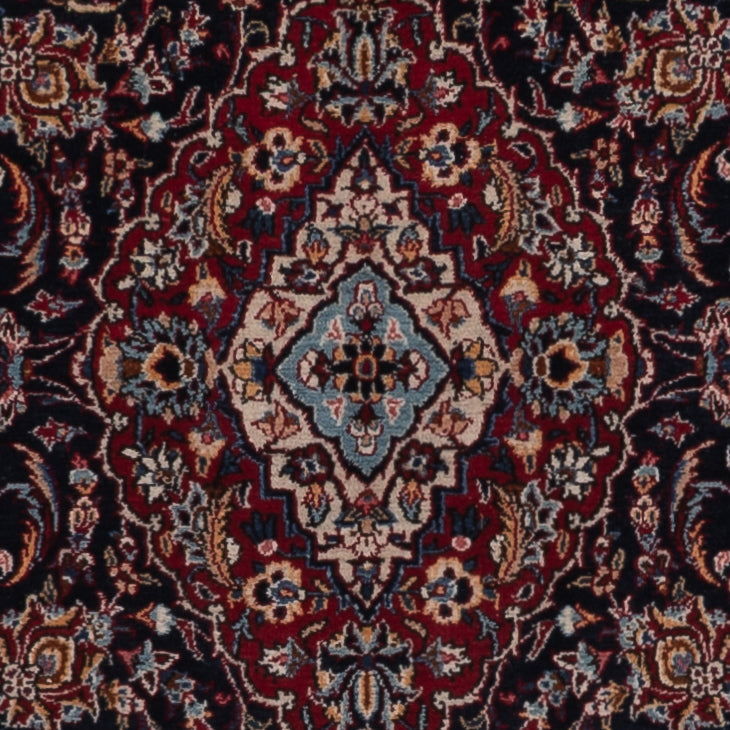 Perserteppich - Keshan - 220 x 137 cm - dunkelblau