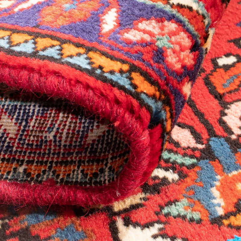 Perski dywan - Nomadyczny - 81 x 63 cm - czerwony