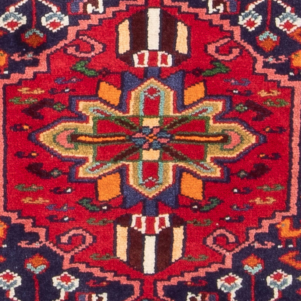 Perski dywan - Nomadyczny - 88 x 62 cm - ciemnoniebieski