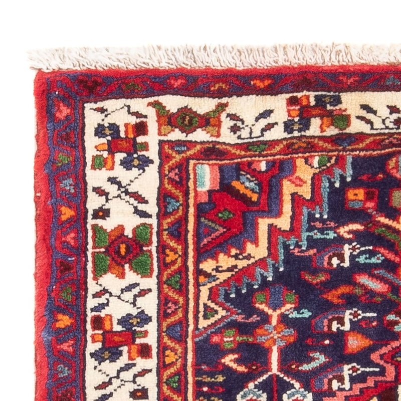 Perski dywan - Nomadyczny - 88 x 62 cm - ciemnoniebieski