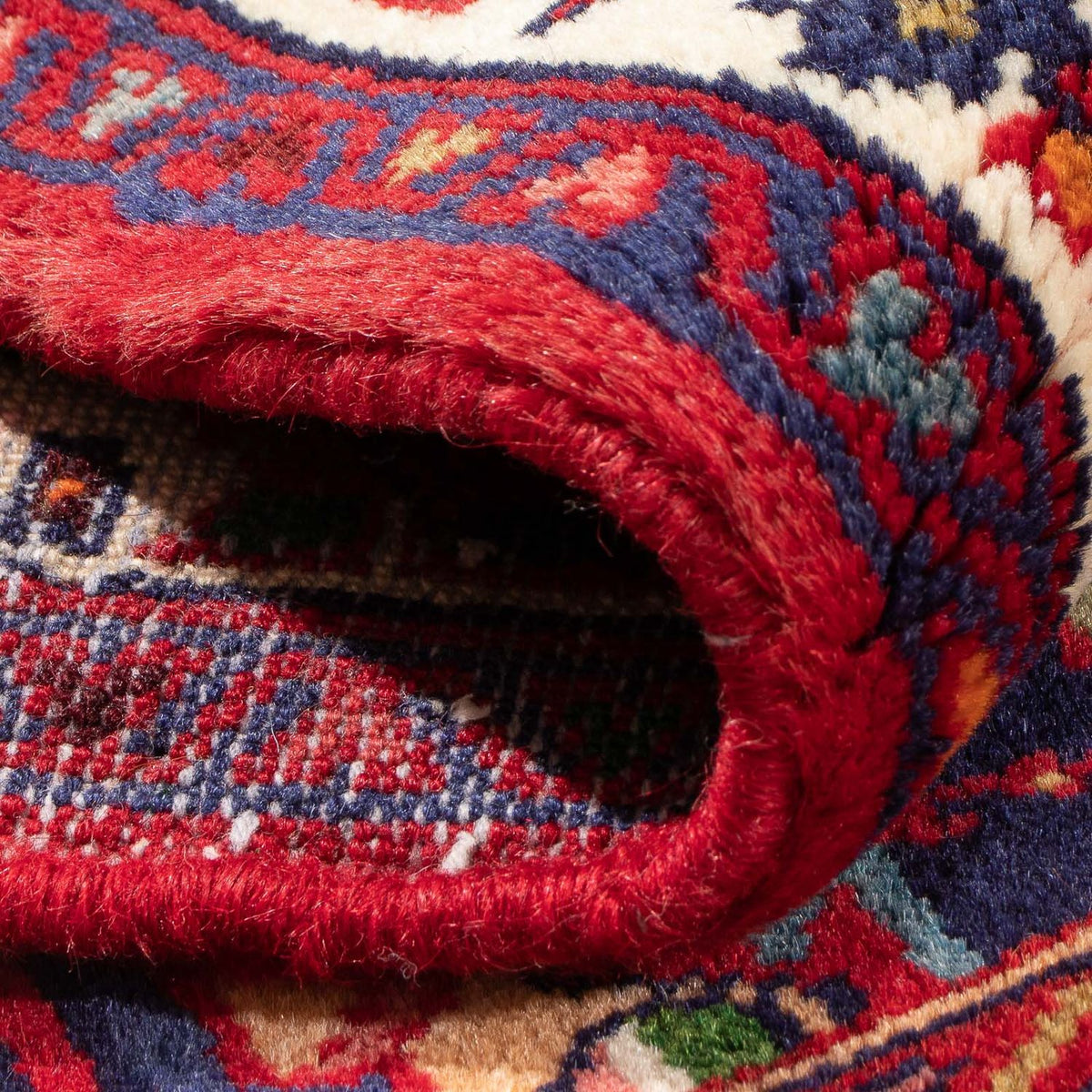 Perski dywan - Nomadyczny - 88 x 62 cm - ciemnoniebieski