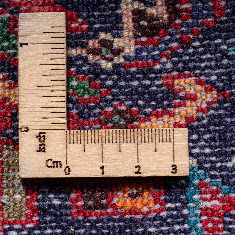 Perski dywan - Nomadyczny - 88 x 62 cm - ciemnoniebieski