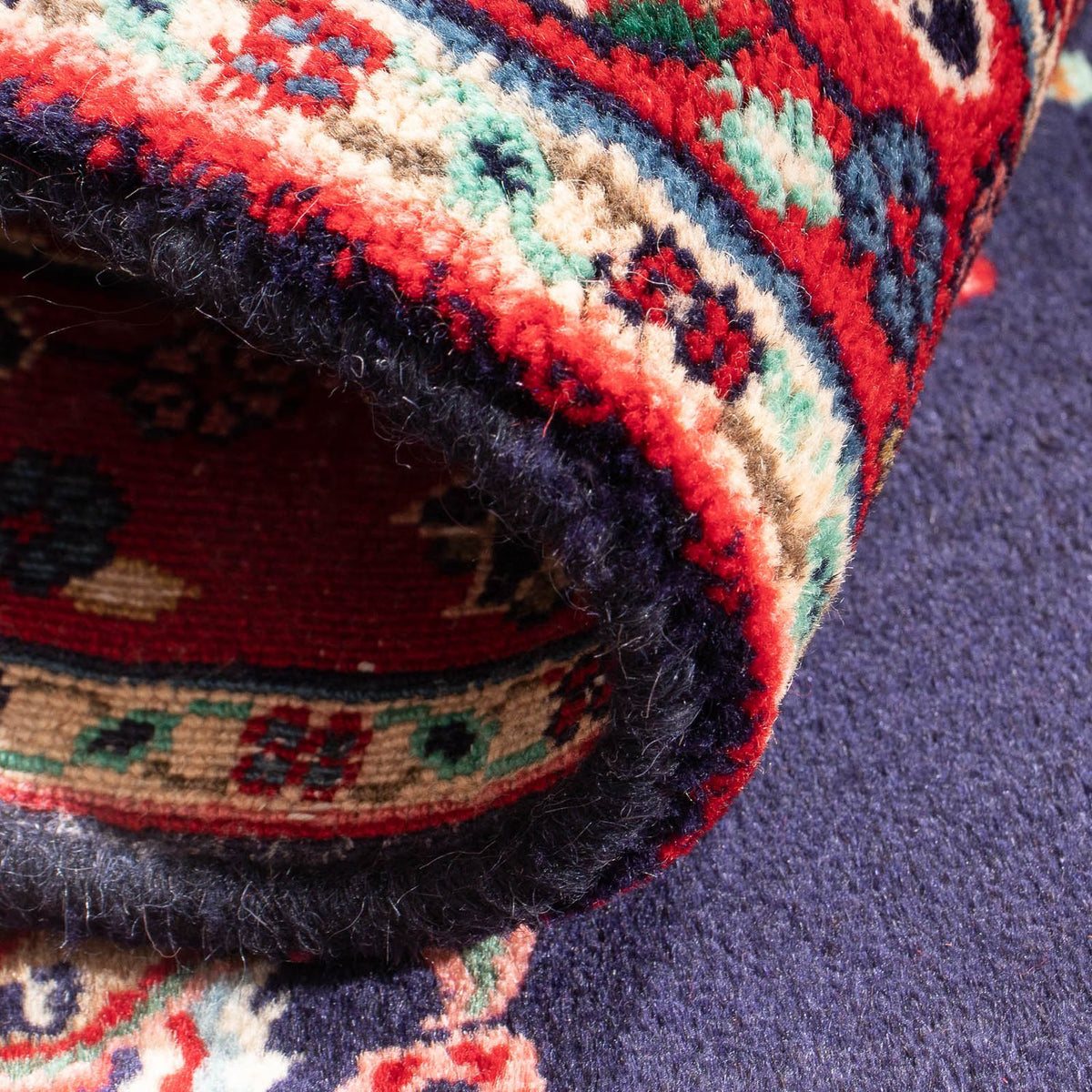 Dywan perski - Klasyczny - 96 x 66 cm - ciemnoniebieski