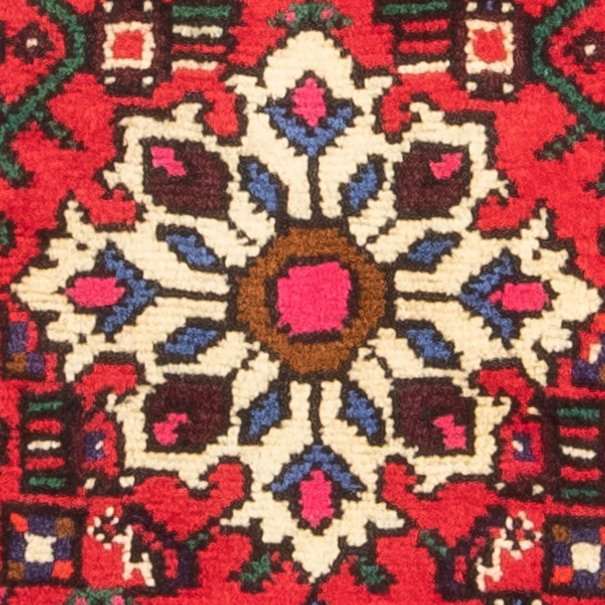 Perski dywan - Nomadyczny - 100 x 70 cm - czerwony