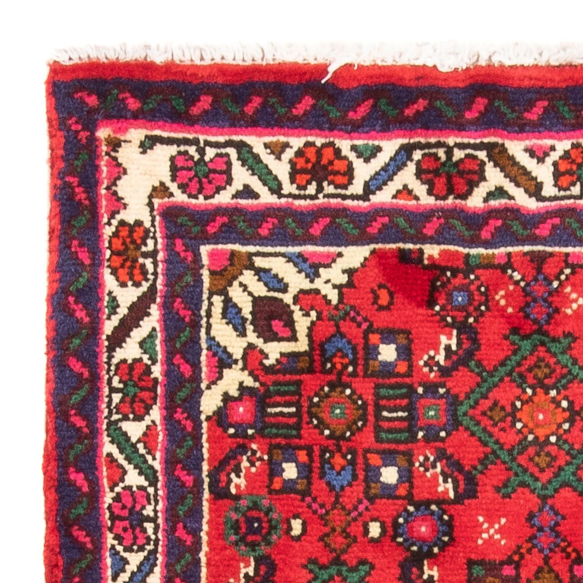 Perski dywan - Nomadyczny - 100 x 70 cm - czerwony