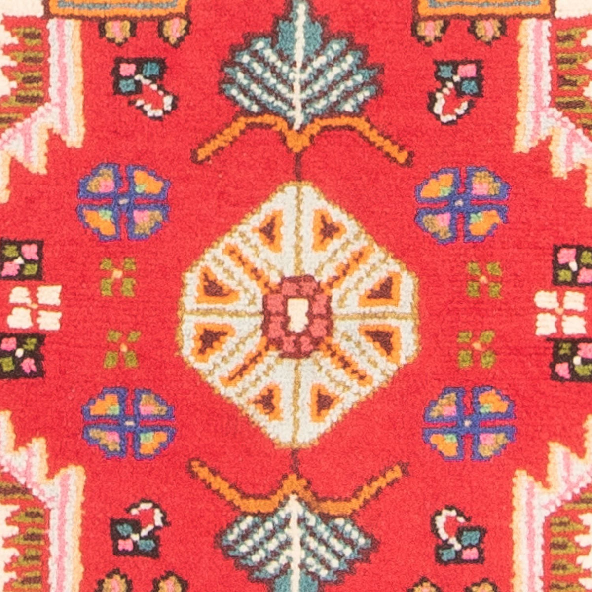 Perski dywan - Nomadyczny - 91 x 65 cm - czerwony