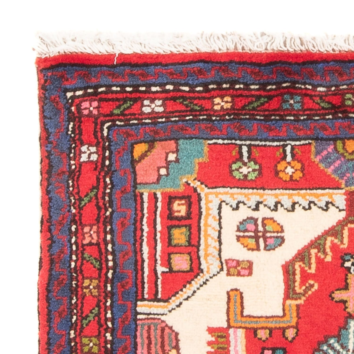 Perski dywan - Nomadyczny - 91 x 65 cm - czerwony