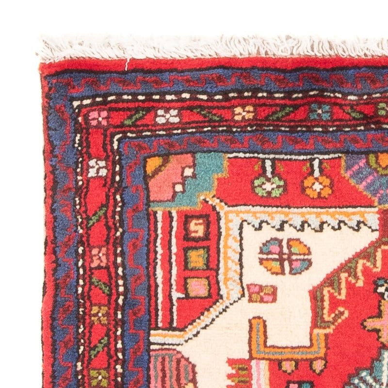 Perski dywan - Nomadyczny - 91 x 65 cm - czerwony