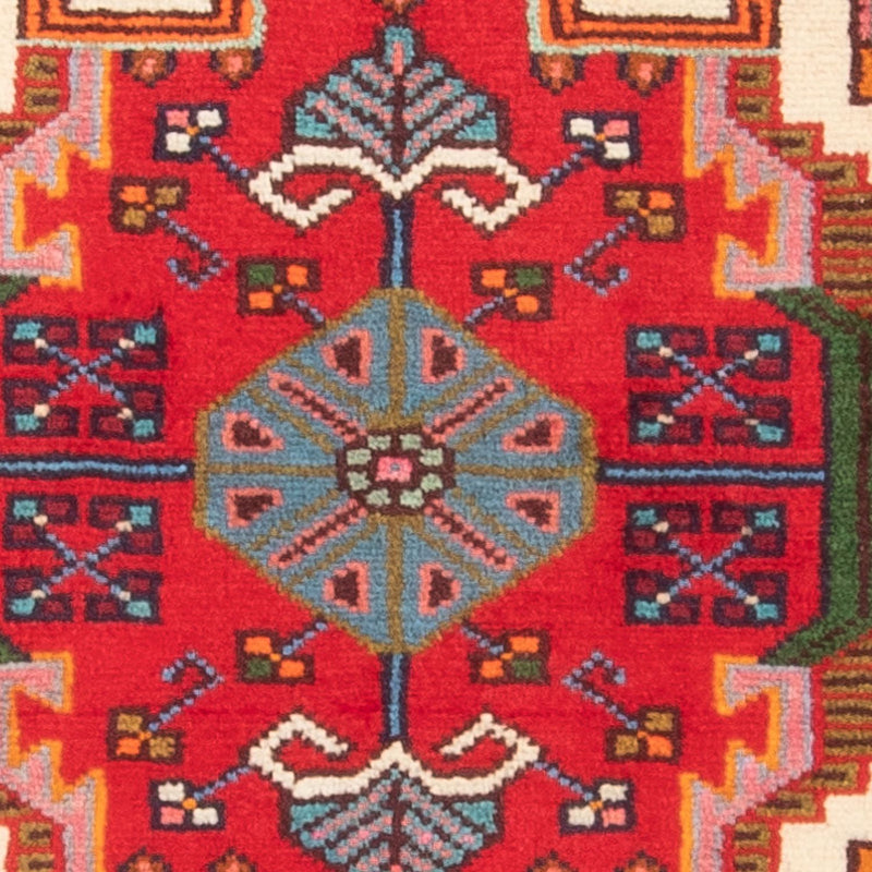 Perski dywan - Nomadyczny - 98 x 64 cm - czerwony