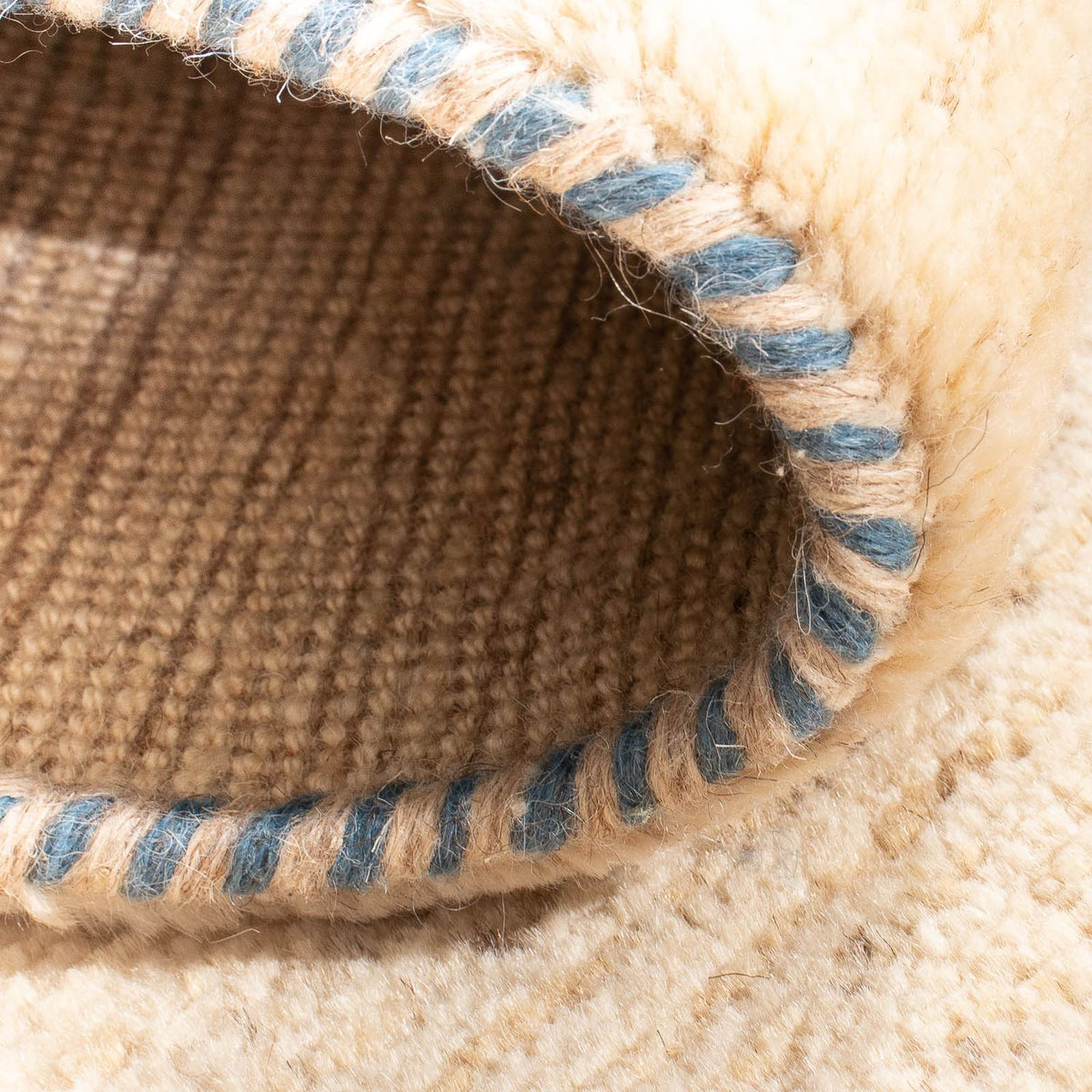 Dywan Gabbeh - perski - 153 x 82 cm - beżowy